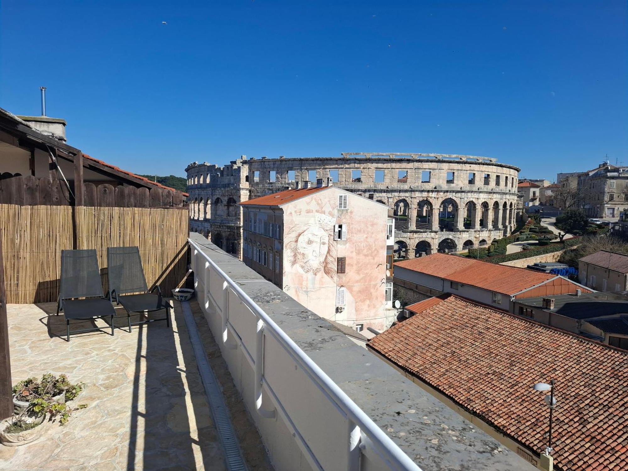 Terrace Dream View Over Amphitheatre Pula Exterior foto